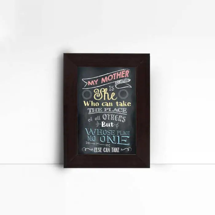 My Mother Poster Frame Gift For Mother's Day 4