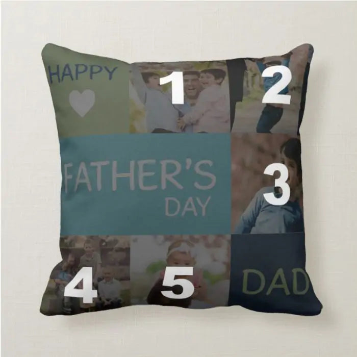 Customized Happy Father's Day Cushion Gift For Dad 2