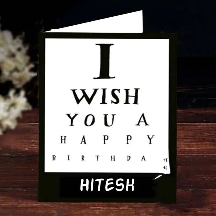 Buy Personalised Happy Birthday Greeting Card Online at Best Prices