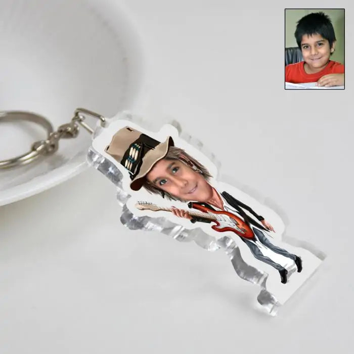 Personalised Rockstar Key Chain-5