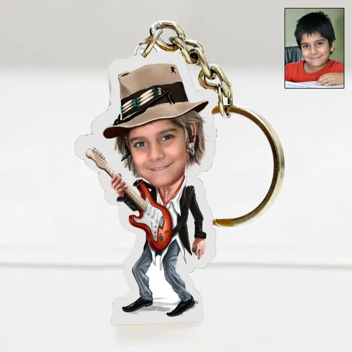 Personalised Rockstar Key Chain-4
