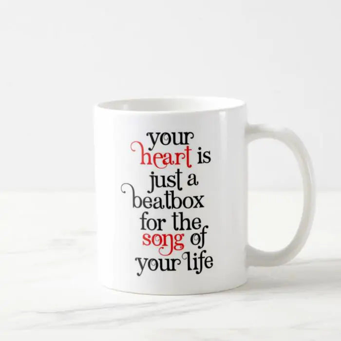 Heart Is Just A Beatbox Coffee Mug-1