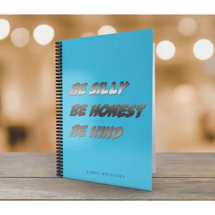 Be Silly Personalised Notebook