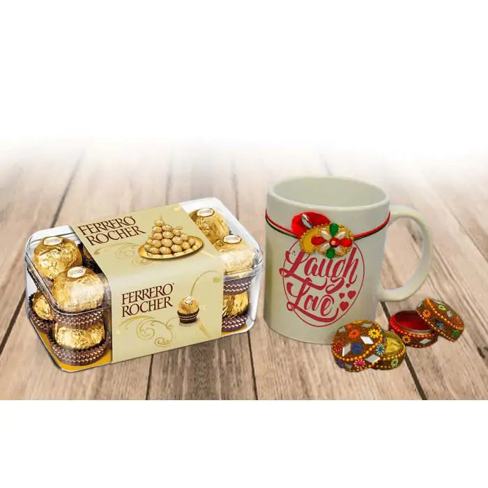 Ferrero Rocher & Mug Rakhi Combo
