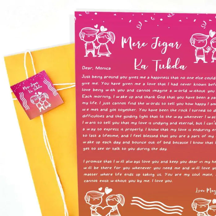 Jigar Ka Tukda - Letter To My Love-1
