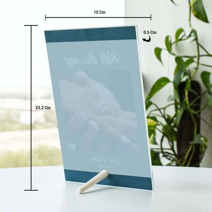 Personalised With This Ring Glasss Frame-5