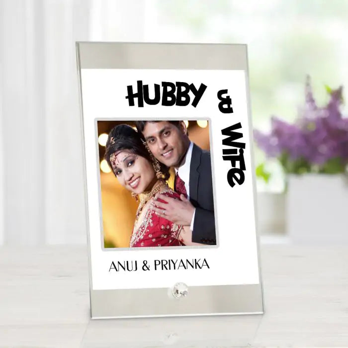 Wife and 2024 husband photo frame