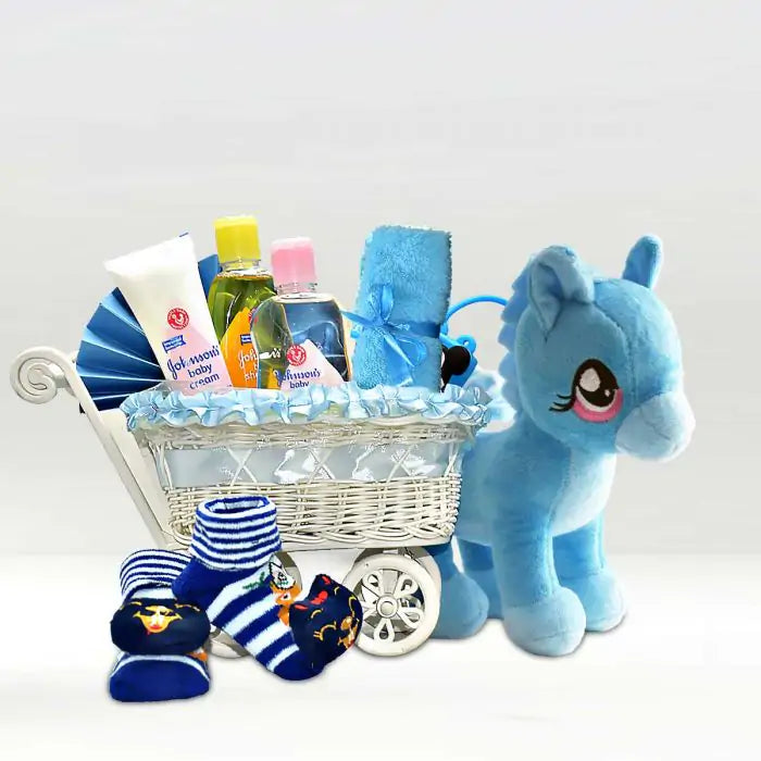 Cutsy Elephant Baby Boy Gift Hamper