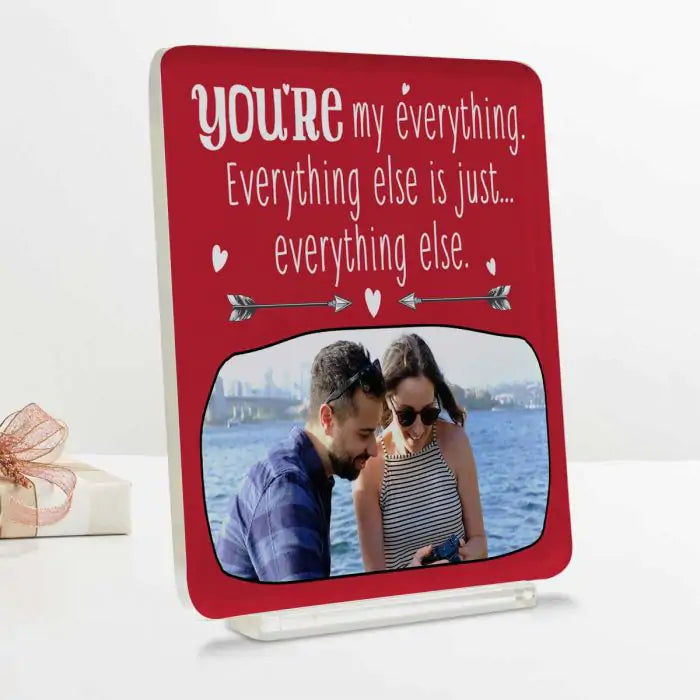 Personalised You Are My Everything Acrylic Plaque