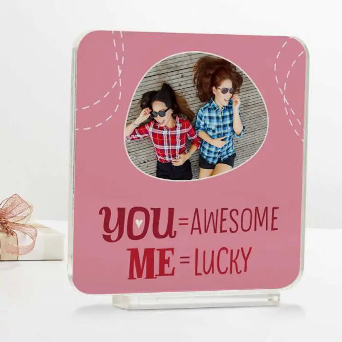 Personalised You And Me Acrylic Plaque-1