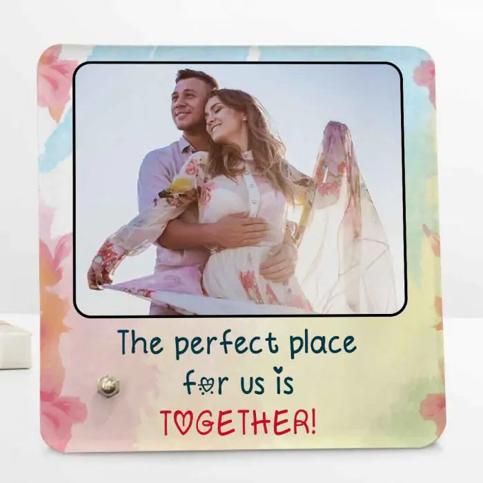 Personalised The Perfect Place Acrylic Plaque