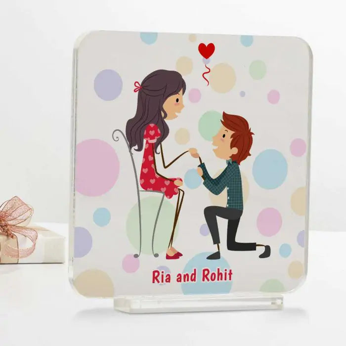 Personalised Perfect Propose Acrylic Plaque-1