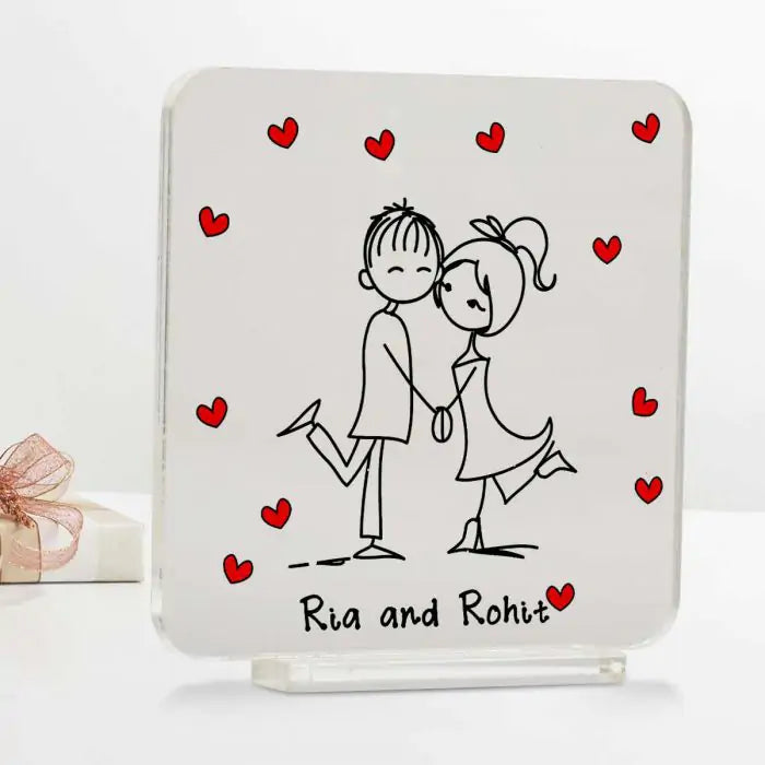 Personalised You are My Love Acrylic Plaque-1