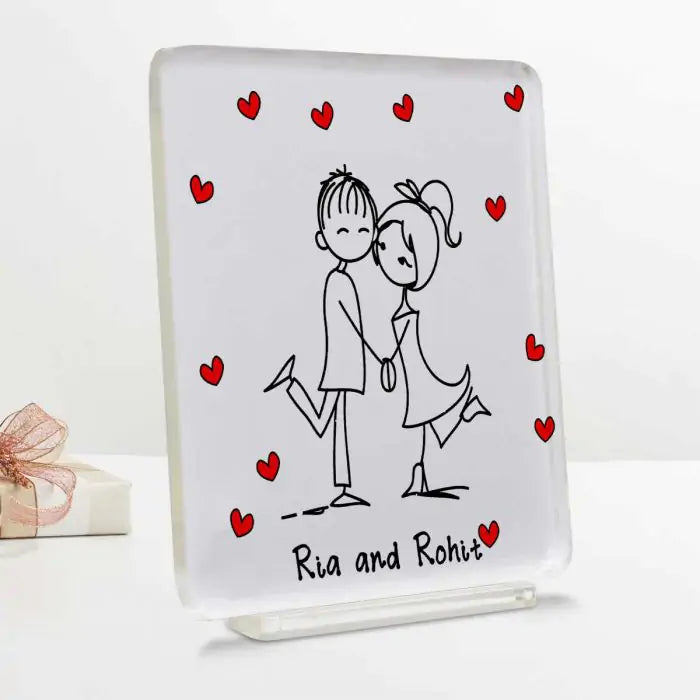 Personalised You are My Love Acrylic Plaque