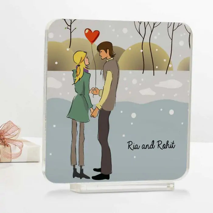 Personalised Will You Be Mine Acrylic Plaque-1