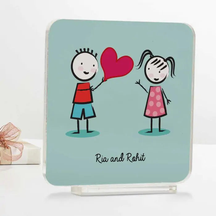 Personalised My Love Is True Acrylic Plaque-1