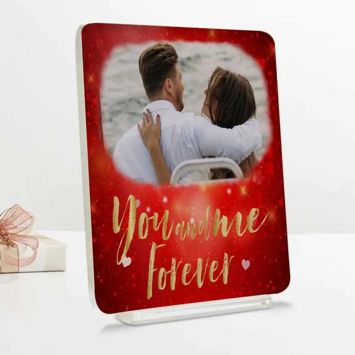 Personalised You and Me Forever Acrylic Plaque-2