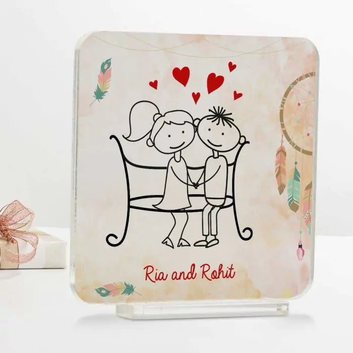 Personalised Be With Me Darling Acrylic Plaque-1