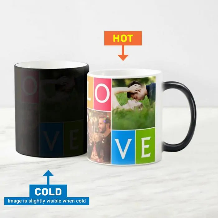Personalized Love Photo Magic Coffee Mug for Valentine's Day 1