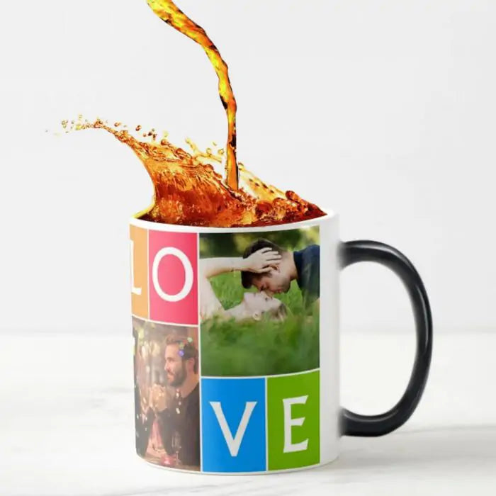 Personalized Love Photo Magic Coffee Mug for Valentine's Day 3