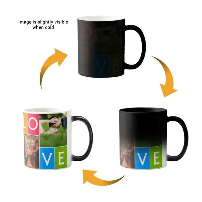 Personalized Love Photo Magic Coffee Mug for Valentine's Day 4