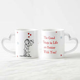 The Good Things In Life Couple Ceramic Coffee Mug Gift for Valentine's Day-1