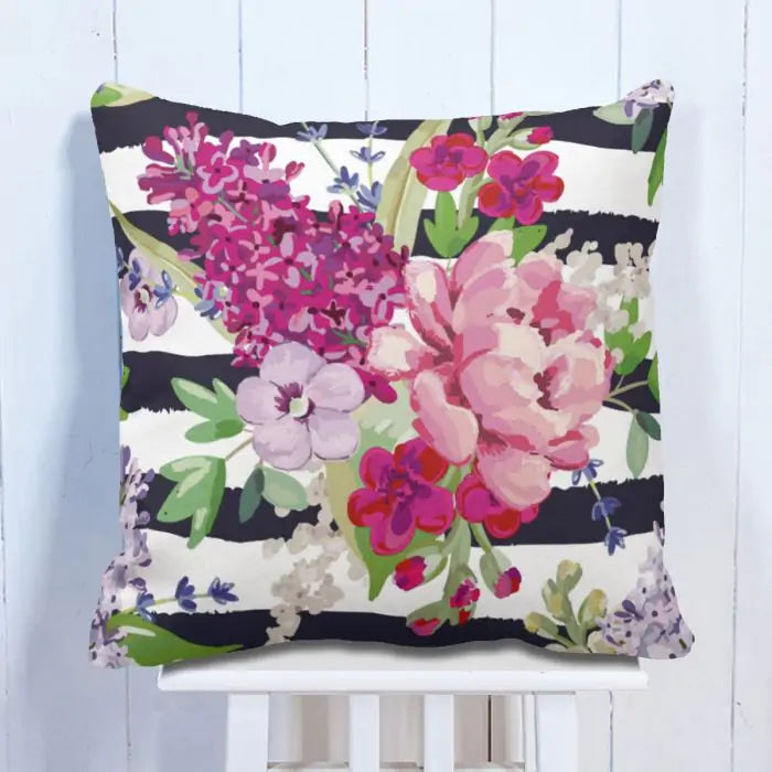 Floral Bunch Cushion Gift For Couple 1