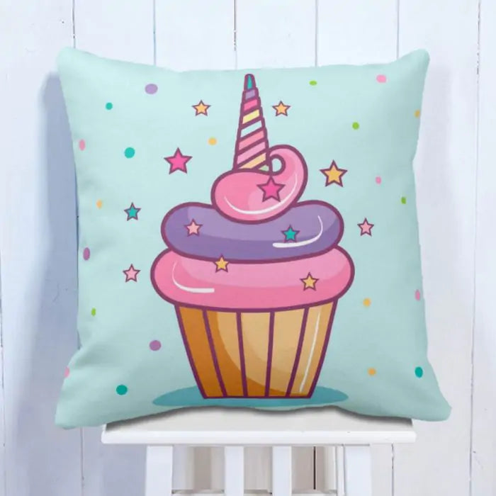 Unicorn Cupcake Cushion