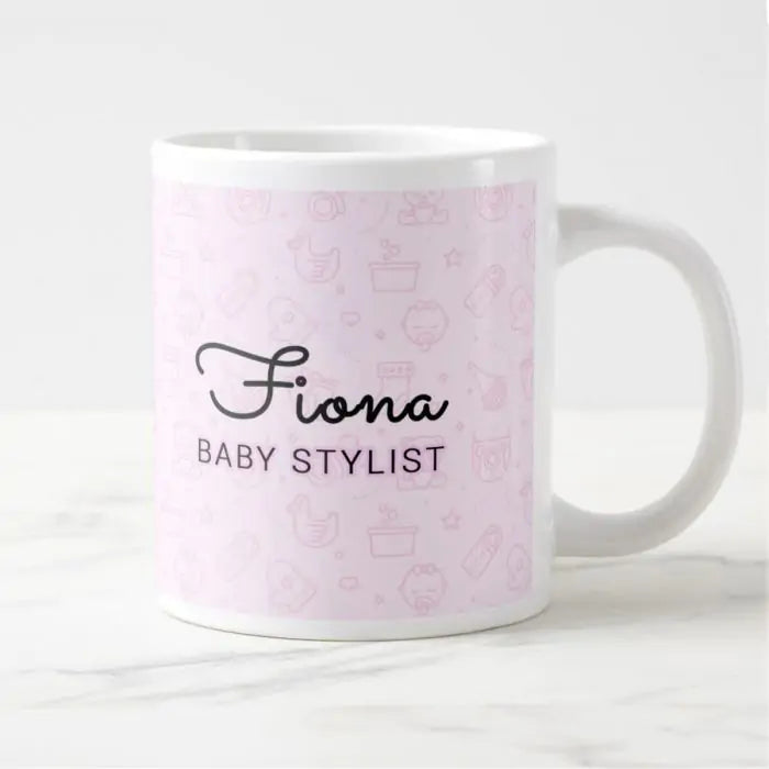 Personalised Baby Stylist Baby Shower Gift Mug-1