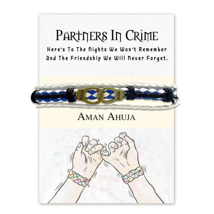Vintage Nautical Partners In Crime Bracelet-1