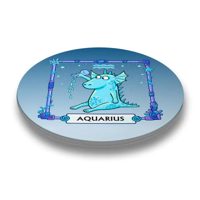 Aquarius  Coaster  Set of  4