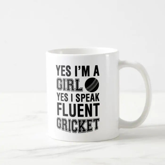 Speak Fluent Cricket Coffee Mug-3