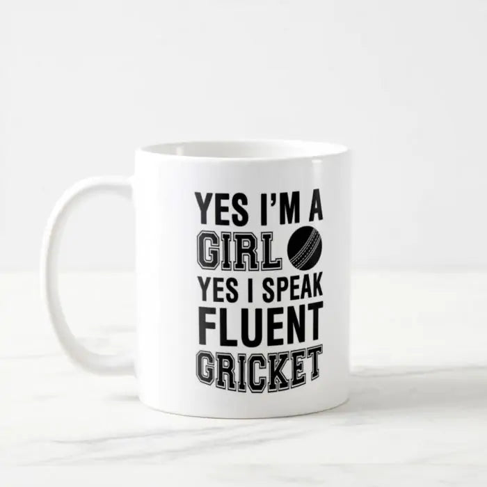Speak Fluent Cricket Coffee Mug-2