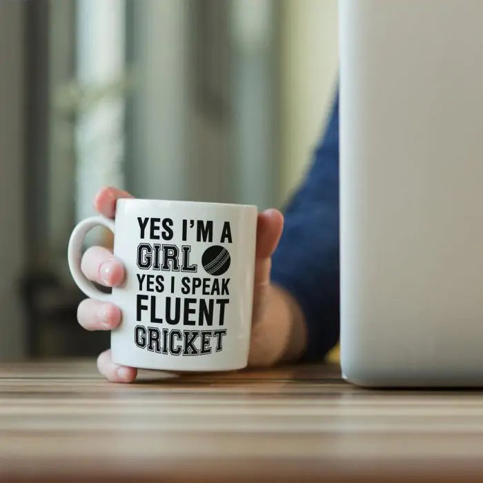 Speak Fluent Cricket Coffee Mug-5