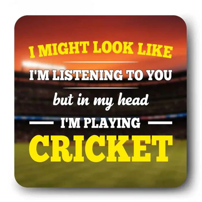 Playing Cricket Magnet