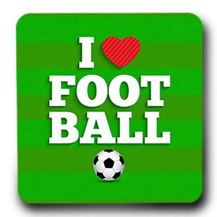 I Heart Football Fridge  Magnet