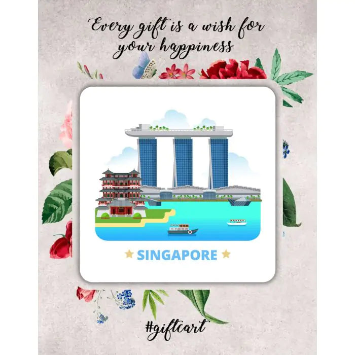 Singapore Fridge Magnet
