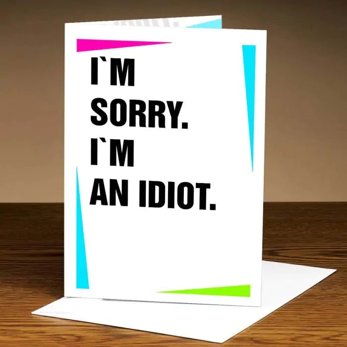 Personalised I Am Sorry Greeting Card-1