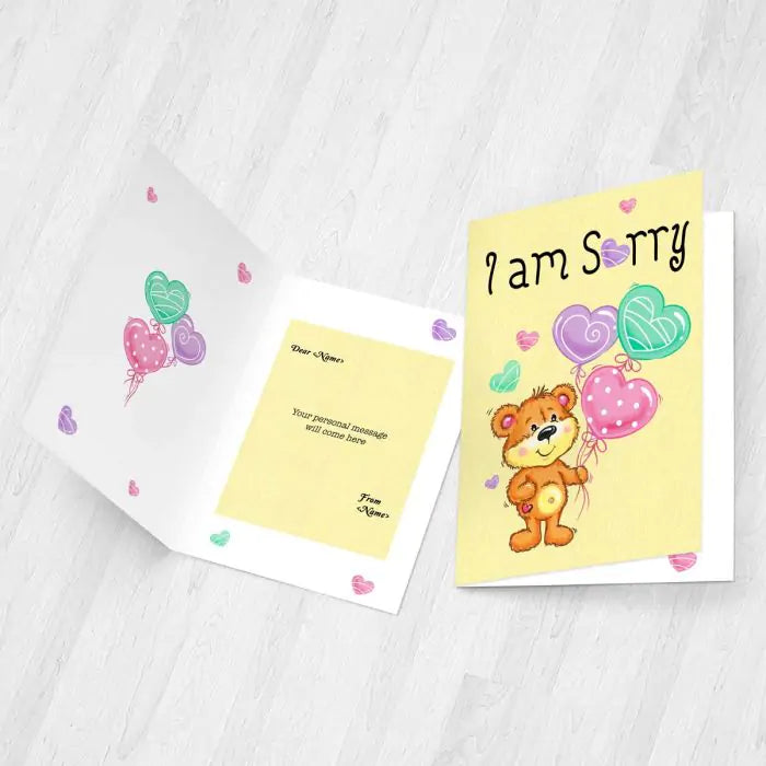 Personalised Sweet Sorry Greeting Card-2