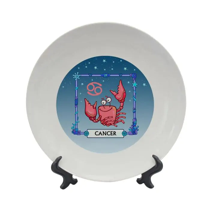 Cancer Zodiac Plate Keepsake