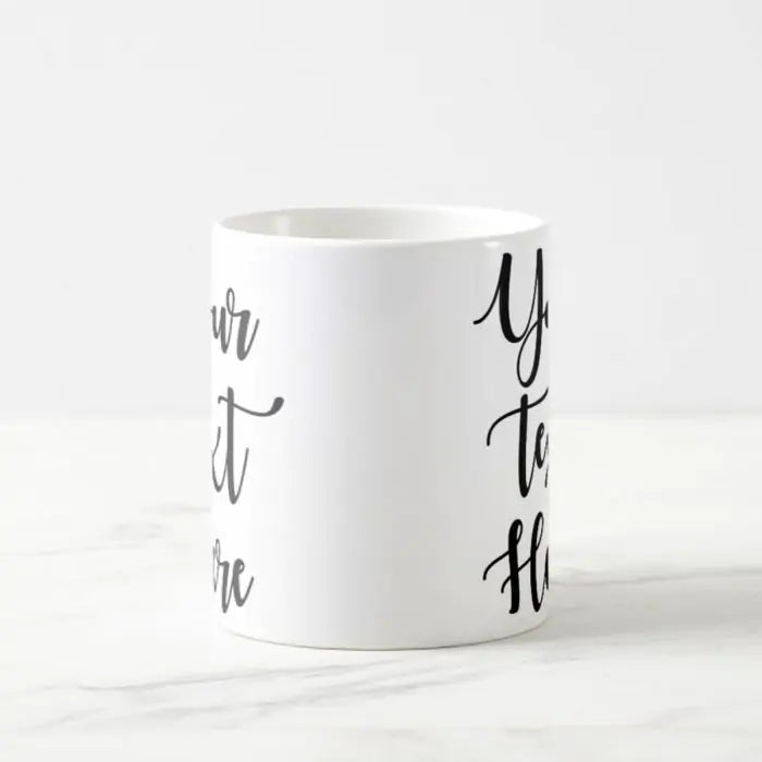 Personalised Text Ceramic Mug