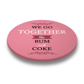 Rum and Coke Coaster