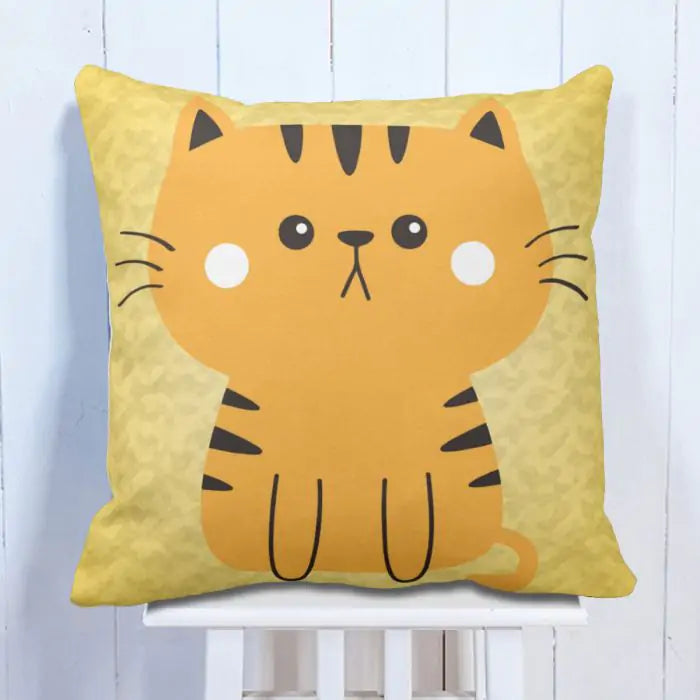 Cute best sale cat cushion