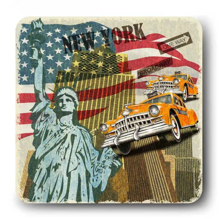 New York Spirit Souvenir Magnet-1