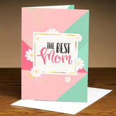 Personalized The Best Mom Greeting Card Gift For Mother's Day 1
