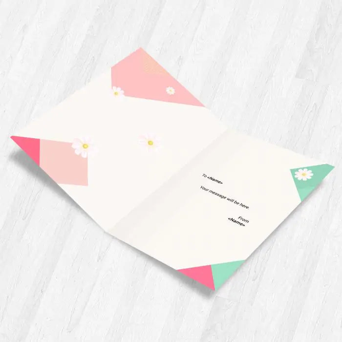 Personalized The Best Mom Greeting Card Gift For Mother's Day 3