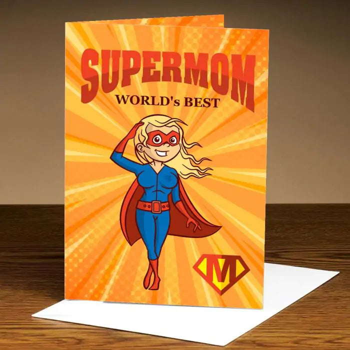 Personalised World's Best Sumpermom Greeting Card Gift For Mother's Day 1