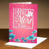 Customized Best Mom Ever Greeting Card Gift For Mother's Day 1