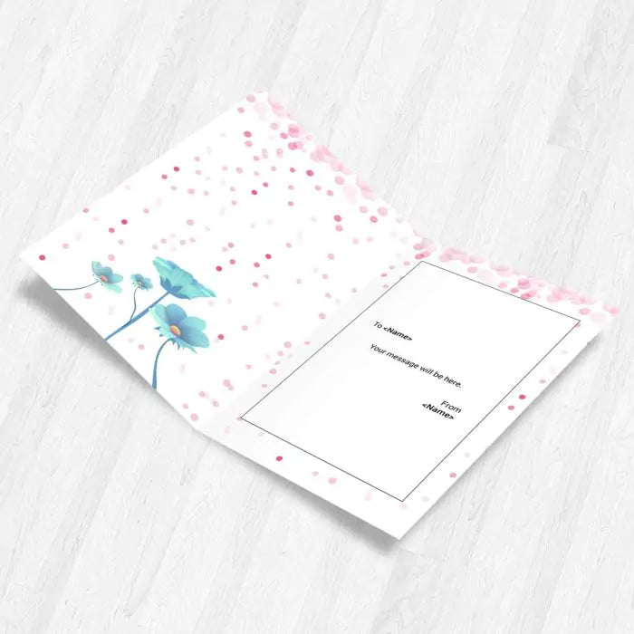 Customized Best Mom Ever Greeting Card Gift For Mother's Day 3