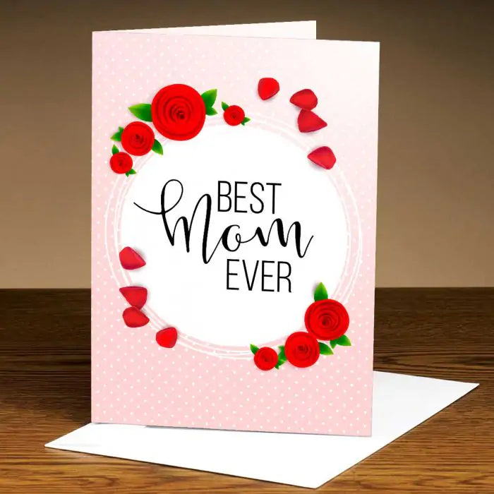 Personalised World Best Mom Ever Greeting Card For Mother's Day 1